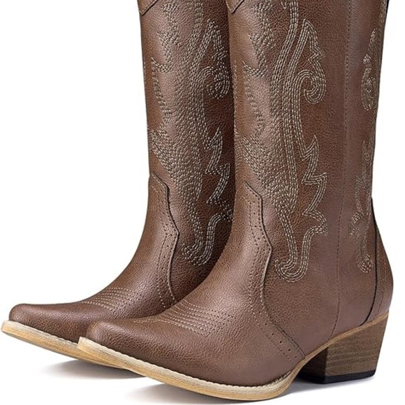 Shoes - Cowboy Boots for Women, Cowgirl Boots, Comfortable Western Boots Embroidered